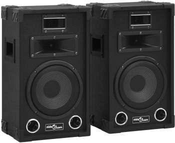 Boxe profesionale pasive HiFi pentru scena 2 buc. 800 W negre 