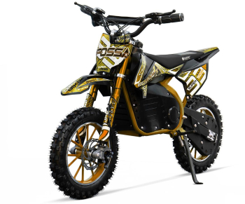 Motocicleta electrica NITRO Eco Fossa 1000W 36V cu limitator viteza culoare portocalie