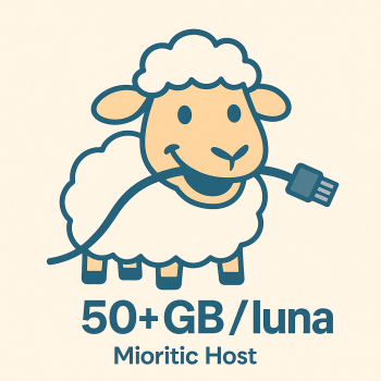 Gazduire/ Hosting site 50+GB/luna - Mioritic Host 