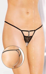 Triunghiul Magic - Lenjerie sexy G-String negru S/L 