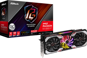 Placa video ASRock Radeon RX 6800 XT Phantom Gaming D 16GB GDDR6 256 Bit 