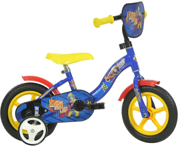 Bicicleta Dino Bikes pentru copii 10 inch Pompierul Sam Albastru