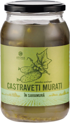 Castraveti Murati in Saramura 100 naturali si ecologici la 820g 