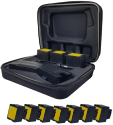 Pistol taser cu electrosoc 10 rezerve toc inclus 