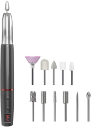 Freza unghii profesionala MaGeCa® Pila electrica wireless pentru manichiura si pedichiura Design ergonomic Display Baterie reincarca 