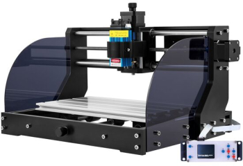 Masina de gravat cu laser CNC pentru Lemn/Acril/MDF/PVC 15 W Zona de lucru 300 x 180 x 45 mm 3 motoare pas cu pas 