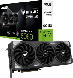 Placa video ASUS nVidia GeForce RTX 5060 TUF GAMING OC 8GB GDDR7 128 bit 