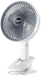 Ventilator de birou multifunctional cu clema USB Type-C 3 viteze Culoare - alb 