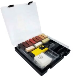 Kit Reparatii Parchet si Pardoseli Laminate 11 Batoane Cerate Accesorii Incluse Multicolor 