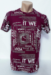 Tricou barbati visiniu - XXL 
