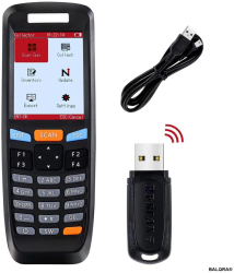 Scanner coduri de bare Wireless Portabil Cititor coduri 1D/2D/QR Ecran HD Transmisie pana la 150m Baterie durabila Ecran mare 