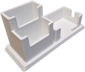 Suport 3D pentru Yoto Mini si carduri alb 