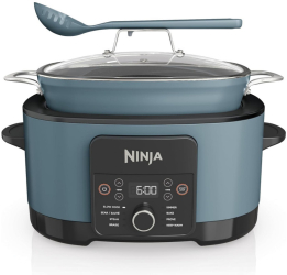 Multicooker Ninja Foodi PossibleCooker 8 in 1 MC1001EU 1200 W 8 l 8 programe Invelis ceramic Temporizator Triple Fusion Heat Albastru 