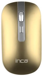 Mouse Inca IWM-531RS 800-1600 dpi Wireless 2.4GHz Bluetooth USB (Auriu)