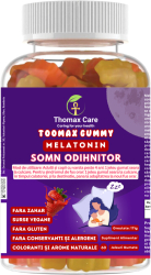 Melatonin 2.5 mg Somn odihnitor fara zahar gummy TooMax 60 jeleuri gumate 