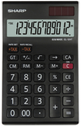 Calculator de birou 12 digiti calcul taxa SHARP EL-124TWH 