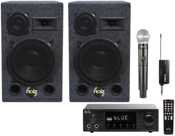 Sistem karaoke Noiz Vintage Box Karaoke Bundle 