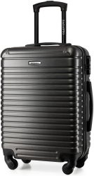 Troler cabina avion Zagatto® Graphite Dimensiune troler 55x40x20 cm Marime S Troler mic Bagaj mana Compatibil Wizz Air Ryanair 