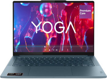 Laptop Lenovo Yoga Pro 7 OLED 14.5 inch 3K 90Hz AMD Ryzen AI 9 365 32GB LPDDR5X SSD 1TB AMD Radeon 880M No OS Tidal Teal 