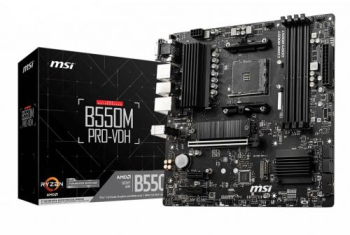 Placa de baza MSI B550M PRO-VDH 4xDIMM 4xSATAIII 2xM.2 DDR4 AM4 mATX 