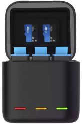 Cutie incarcator pentru 3 baterii GoPro Hero 9 / Hero 10 / Hero 11 / Hero 12 