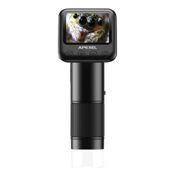 Microscop digital LCD Apexel APL-MS008 negru 