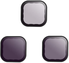 Set filtre lentile ND 8/16/32 Telesin pentru Gopro Hero 9 / Hero 10 / Hero 11 / Hero 12 