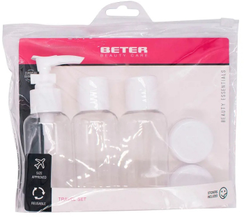 Set Recipiente pentru calatorie BETER DUO 5 buc 