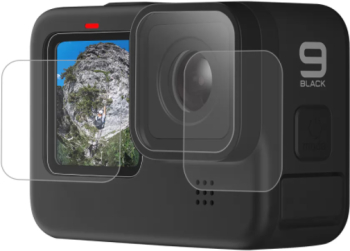 Sticla Protectie Ecran si Obiectiv Telesin pentru Gopro Hero 9 / Hero 10 / Hero 11 / Hero 12 gp-flm-901 