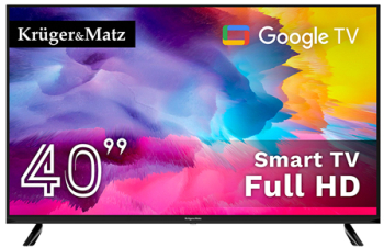 Televizoare - Televizor Smart Google 40 Inch 101cm H265 Kruger&matz