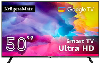 Televizoare - Televizor Smart Google 50 Inch 126cm Ultrahd 4k Kruger&matz