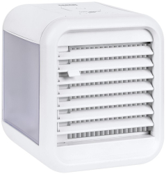 Aparat Mini De Aer Conditionat 7 Culori De Fundal Putere 8w Umidificare/purificare Portabil Si Compact Alb 