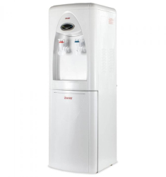 Dozator apa de podea electric termostat automat apa rece/calda compartiment depozitare alb 