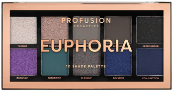 Euphoria Paleta Farduri Vegane 10 Nuante Profusion Cosmetics 