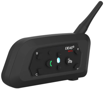 Interfon pentru motocicleta Ejeas V6pro+ cu functii avansate. 