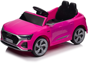 Masinuta electrica pentru copii Audi SQ8 2x 35W 12V cu music player culoare roz 