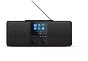 Radio Prin Internet Philips Cu Spotify Connect Conexiune Bluetooth Dab+ Smart Ecran Afisare Informatii 2 X 3w Afisaj Colort Tft 2.4 