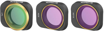 Set 3 filtre Sunnylife CPL+ND8+ND16 pentru Dji Mini 3 Pro. 