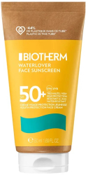 Crema faciala anti-imbatranire cu protectie solara foarte ridicata Biotherm Sun Waterlover SPF50+ 50 ml 