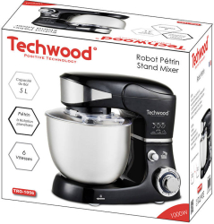 Robotul de bucatarie Planetar Techwood Tro-1056 este in negru. 