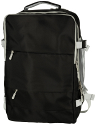 Rucsac de calatorie pentru avion cablu USB impermeabil 45x16x28cm negru 