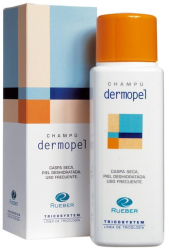 Sampon matreata uscata alopecie Dermopel Tricosystem Rueber 220 ml 