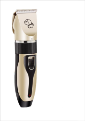 Set Masina profesionala de tuns animale fara fir Auriu 