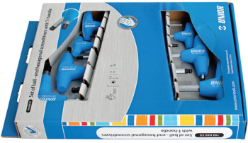 Set surubelnite hexagonale Unior 193HXSCS cap sferic maner T 3-10mm 7 piese 