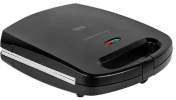 Toaster Ceramic Putere 1500 W Prepara 4 sandwich-uri Negru 