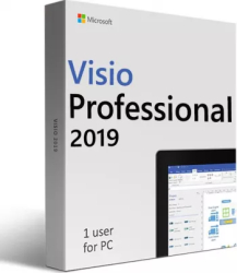 Visio Professional 2019 Licenta Retail Permanenta - 32/64 bit + oferim asistenta 