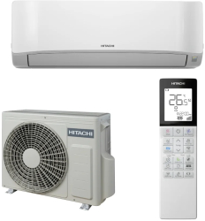 Aparat de aer conditionat Hitachi Airhome 400 Clasa A++ 9000BTU Wi-Fi inclus filtru Antivirus R32 Alb 