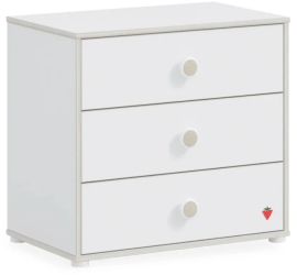 Comoda cu 3 sertare pentru copii Colectia Montes White 