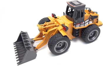 Incarcator RC cu telecomanda / Lungime 36.5 cm / 2.4 Ghz / Scara 1 18 / Lumina LED fata/spate / Cupa si cabina metal / RTR / 6+ 