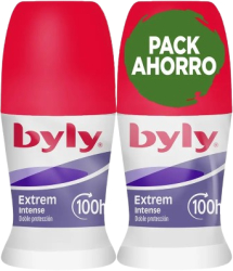 Set Deodorant roll-on byly EXTREM INTENSE 100H DEO ROLL-ON LOTE 2 x 50 ml 
